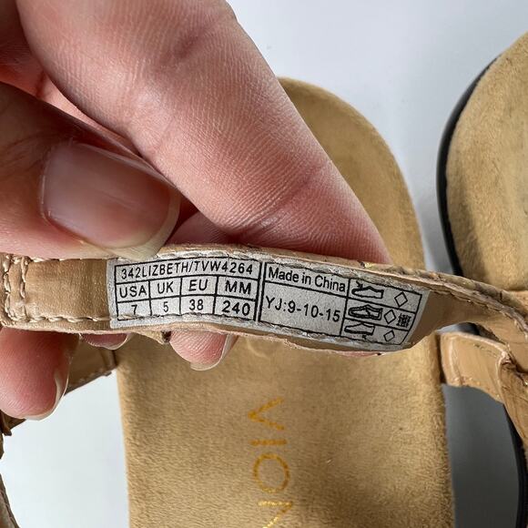 Vionic 7 Lizbeth Womens T Strap Orthotic Sandal Comfort Walking - Picture 8 of 9